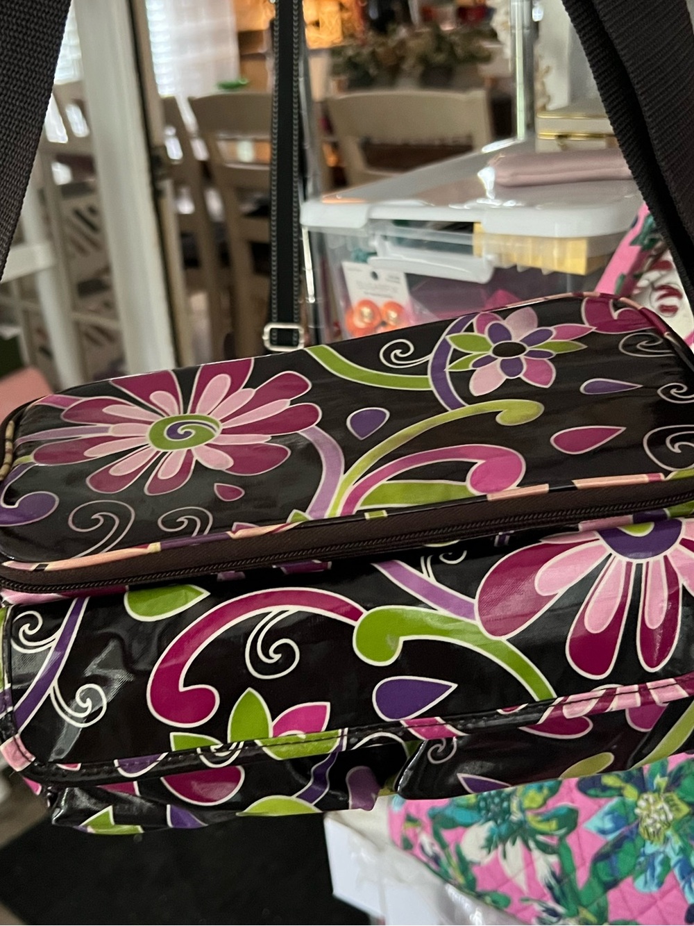 Vera Bradley Tropical Paradise Tote + Purple Punch Cooler Bundle 🌸 - Picture 7 of 9